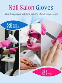 20pcs Disposable Nitrile Gloves, S/M/L/XL Sizes, Multi-Color Options, Waterproof & Oil-Resistant, Cleaning Gloves, Essential For Kitchen Tool Box