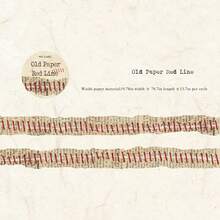 1 Roll Vintage Sewing Theme Decorative Washi Tape, Suitable For Scrapbooking, Phone Cases, Journals, Frames, Envelopes, Crafts - Fun Personalized Decorative Stickers