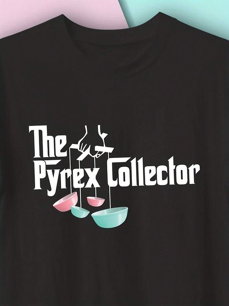 Vintage Pyrex Shirt, The Pyrex Collector, Vintage Kitchen Collection, Pink Pyrex, Turquoise Pyrex, Rockabilly - Style 24 - View 1