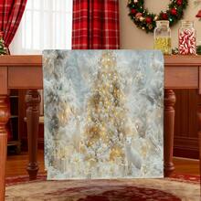 1 Piece Of Reusable Winter Christmas Table Flag, Featuring Christmas Trees, Snowmen, Snowflakes, Reindeer, Gift Boxes, Foxes, Colorful Balls, And Lighting Patterns. Made Of Linen Fabric, It Is Suitable For Indoor And Outdoor Family Gatherings, Christmas Party Table Decorations, And Christmas Decorations. There Are Multiple Sizes To Choose From And Can Also Be Given As A Gift. - Multicolor - View 5