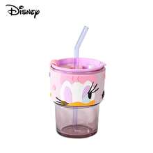 Official Genuine Classic Character Large Capacity 400ml New High Temperature Resistant With Lid Single-Layer Glass Daisy Straw Cup As A Gift Kitchen Items Kitchen Accessories Kitchen Kitchen Tools