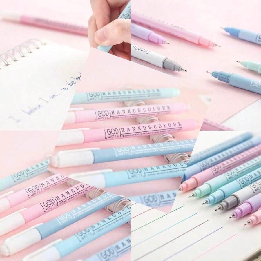 Colored Fineliner Pens 0.38mm Fine Tip Pens 8 Colors Fine Point Pen Bible Journaling Planner Micro Pen Set For Writing Drawing Note Taking Bullet Journaling - 如圖 - 查看 1
