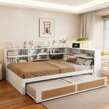 Kids Bed Frames, Headboards & Footboards - White - View 1