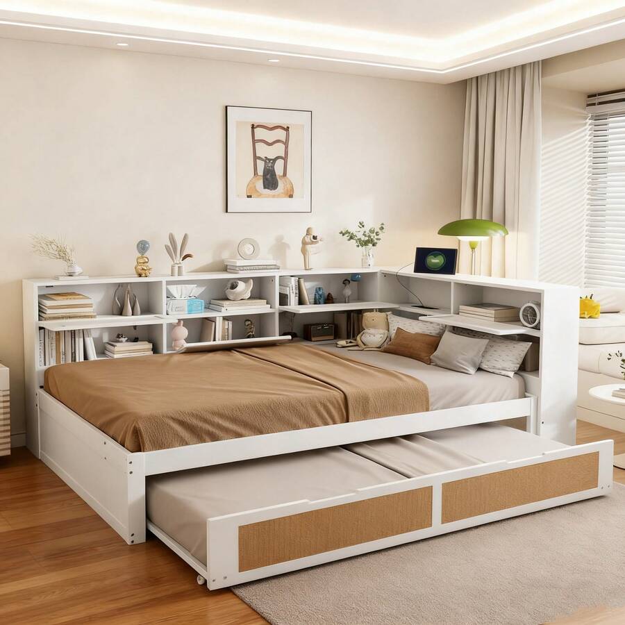 Kids Bed Frames, Headboards & Footboards - White - View 1
