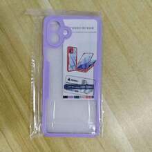 Hadaasi 1pc Soft TPU Bumper + Hard PC Back 2-In-1 Full Coverage Transparent Phone Case With Front Screen Protector, Compatible With IPhone 17 Pro/17 Pro Max/Air/17/16/16E/16 Pro Max/15/14/13/12/11 Pro Max/Plus/SE2/SE3, Galaxy M36/S25 FE, 12/13C/12C/Note 12 Pro/NOTE14 PRO+/NOTE13 PRO/NOTE13 PRO+, POCO M6 PRO, Reno14 Pro/Reno14 F, Hot 60 Pro/Hot 60 Pro+ - Mauve Purple - View 117