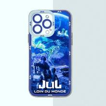 JuL C'est Pas Des Lol Rapper Phone Case Covercompatible with  16 15 14 13 12 11 Mini Pro Max X XR XSMax 7 8 Plus Transparent Cover,Covercompatible with  17 Hülle, 17 pro Hülle, 17 promax Hülle