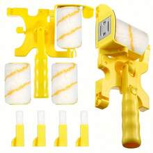 1 Set Paint Edger Roller Brush Kit, Multi-Function Handheld, Cleaning And Trimming Paint Edges Roller Brush, Paint Edger Combo Set, Includes Extra Replacement Rollers And Brushes, Suitable For Room Walls, Ceilings, Indoor And Outdoor Painting