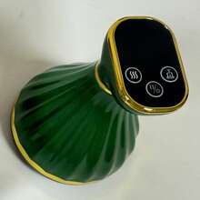 HUZYI 1pc Electric Smart Cupping Machine Back Massager Full Body Massage Instrument Gua Sha Tool With 9 Level Heating & Strength USB Type-C Charging 1200mAh Lithium Battery