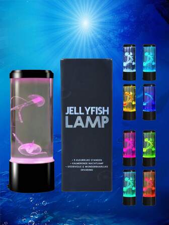 1 件水母灯，变色水族箱灯，USB/电池气泡水母夜灯，家庭卧室办公室桌面氛围灯，水母熔岩灯，水母缸灯，助眠夜灯 - 变色 LED 水母水族馆氛围灯，塔式水母灯礼品装饰