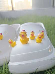 12 PIEZAS Decoración navideña para zapatos, encantos de pato para zapatos, decoración navideña para encantos de zapatos para sandalias y zapatillas, decoración de zapatos linda para zapatos de mujer, regalo especial de Navidad para familias y amigos, idea de regalo en la moda de zapatos - Multicolor - Ver 5