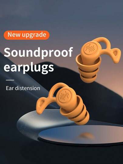 Sanrio 12pcs Reusable Silicone Ear Plugs, Noise Reduction, Anti-Snoring & Comfortable For Swimming, Quiet Night Rest, Ideal Gift For Travel, Airplane, Car Noise Cancelling