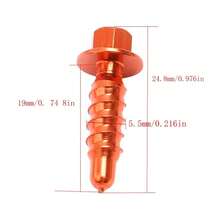 Geländemotorrad Karosserie Aluminium Legierung Befestigungsschrauben in Farbe, geeignet für KTM SX SXF XC XCF EXC EXCF XCW TPI TE FE TC FC TX FX 2004-2026 ENDURO MX Motorrad Karosserie Schrauben, Schutz Schrauben, Rahmen Karosserie Schraube Set