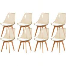 Braunes Transparent - Weißes Pu-leder