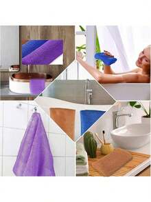 1 Piece African Bath Sponge African Net Long Net Bath Sponge Exfoliating Shower Body Scrubber Back Scrubber For Daily Use - Color - View 9