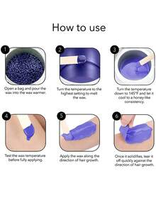 Wax Warmer, Wax Heater, 12pcs Wax Applicator Sticks, Waxing Kit