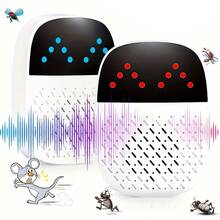 Repellente per parassiti a ultrasuoni - Spina UE, tecnologia a ultrasuoni efficace per il controllo dei parassiti domestici, adatto per casa, cucina, ufficio e altro - respinge zanzare, topi, scarafaggi, ragni e insetti - Spina tipo C UE (220-240 V) - Visualizzare 11