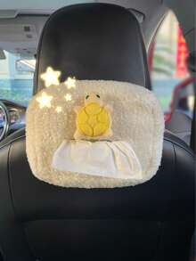 创意汽车纸巾盒可爱乌龟车载纸巾盒挂袋多功能汽车纸巾盒车用万能 - 彩色 - 查看 9