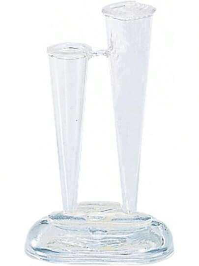 呉竹(Kuretake) 筆立て プラ筆立 2本立 KE50-202