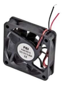 Ventilador axial anticondensante cuadrado tamaño 60x60x25 mm para electrónica ventilación sistemas equipos industriales oficinas hogares motor silencioso alta eficiencia durabilidad conexión sencilla accesorios tecnología moderna rendimiento práctico 24V - Multicolor - Ver 1