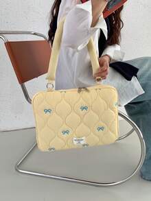 Ins 可爱笔记本电脑包，13/14 英寸，15/15.6 英寸笔记本电脑内单肩包 - 彩色 - 查看 9