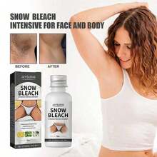 Snow Bleach Private Part, Intimate Areas-Underarm, Neck, Armpit, Knees, Elbows, Dark Spot Remover Halloween New Year