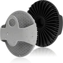 2 Piezas Cepillo Corporal de Silicona para Baño, Estropajo para Cuerpo, Cepillo Baño y Champú Silicona 2 en 1, Silicone Body Scrubber, Cepillo Exfoliante Corporal Ducha Fácil Limpieza y Duradero - 1 - Ver 8