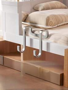 Cârlige duble metalice tip S, pachet de 10, suporturi pentru uși fără perforații pentru dulapuri, cămine, băi, bucătării - stil casual, instalare ușoară