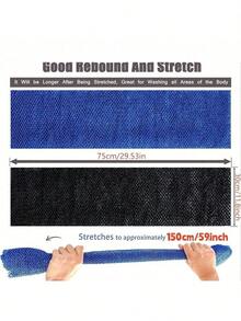 1 Piece African Bath Sponge African Net Long Net Bath Sponge Exfoliating Shower Body Scrubber Back Scrubber For Daily Use - Color - View 4