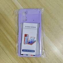 Hadaasi 1pc Soft TPU Bumper + Hard PC Back 2-In-1 Full Coverage Transparent Phone Case With Front Screen Protector, Compatible With IPhone 17 Pro/17 Pro Max/Air/17/16/16E/16 Pro Max/15/14/13/12/11 Pro Max/Plus/SE2/SE3, Galaxy M36/S25 FE, 12/13C/12C/Note 12 Pro/NOTE14 PRO+/NOTE13 PRO/NOTE13 PRO+, POCO M6 PRO, Reno14 Pro/Reno14 F, Hot 60 Pro/Hot 60 Pro+ - Mauve Purple - View 70