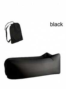 Sofá-cama inflável portátil de peça única com inflação rápida - 200 kg (440,92 lb), resistente, leve e compacto, ideal para camping, praias, festivais de música, trilhas e viagens - Inclui bolsa para facilitar o armazenamento e o transporte. - Multicolorido - Ver 10
