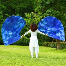 Banderas de adoracin de 54x 54 pulgadas para iglesia de baile, bandera de alabanza, banderas de fuego con varillas flexibles y bolsa de almacenamiento, juego de 2, naranja - rojo - negro - Azul Marino - Ver 6