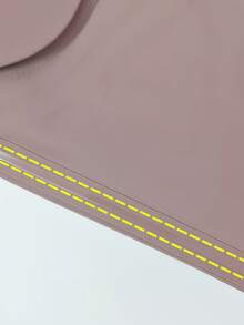 Sujetador sin costuras con parches de encaje, sujetador de apoyo suave y sin cables que levanta y realza el busto, talla grande - Caqui - Ver 4