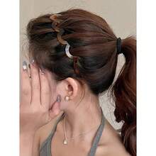 1pc Leopard Print Women Elegant Big Wave Headbands, Fluffy Daily Wear Hair Bands,Hairband,Hair Hoop ,Head Piece - Nhiều màu - Xem 3