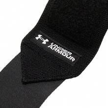 Under Armour 男士女士護具 Unisex Wrist Wraps 跑步健身訓練舒適運動護腕 1383498-001 - 黑色 - 查看 3