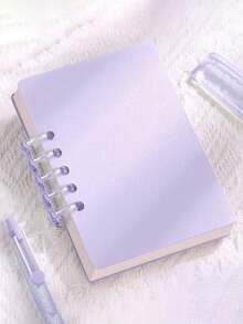 1-20pcs Customized Loose-Leaf Macaron Notebook, Office & Study Supplies, 80 Pages. Compact & Portable, Suitable For Classroom Notes, Recording Client Needs, Schedule Planning And Life Organization.