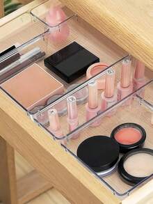 Multifunctional Acrylic Transparent Cup And Spoon Storage Box, Cosmetic Storage Box, Kitchen Storage Box,Gifts For Women,Christmas Gifts,Gift Ideas For Women