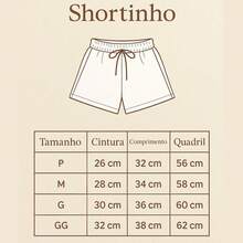 Kit 2 Peças Shortinho Short Feminino Moletom Estampado Coração