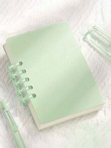 1-20pcs Customized Loose-Leaf Macaron Notebook, Office & Study Supplies, 80 Pages. Compact & Portable, Suitable For Classroom Notes, Recording Client Needs, Schedule Planning And Life Organization.