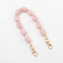 1 pieza Correa de muñeca de color verde claro con hebilla dorada, cordón colgante para cámara, accesorio de moda, regalo ideal para entusiastas