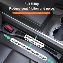 2-In-1 Car Seat Gap Filler & Storage Box, Multi-Functional Organizer, Anti-Drop Anti- Crevice Box, Practical Car Accessories