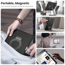 Nillkin Case For IPad Air 11 M3 M2 2025 2024 And IPad Pro 11 Air 5th 4th Gen Magnetic Stable Kickstand Lens Slide Cover With Magnetic Pencil Charging And Storage