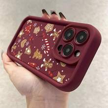 Basic Phone Cases - 버건디 - 보기 5