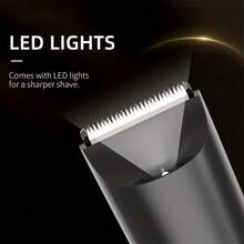 男士理发器，USB 充电式体毛修剪器，500mAh 电池，陶瓷刀片，全身剃须刀，阴毛修剪器，男士剃须刀 - 彩色 - 查看 7