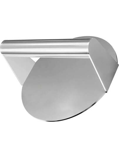 1pc Stainless Steel Meat Press Plate, Hamburger Meat Press, Meat Patty Press, Circular Barbecue Meat Press, Iron Plate Squid Press Plate, Meat Patty Press Tool, Handle Circular Meat Press Machine, Used For Barbecue, Meat Patty, Dumpling Skin, Dough, Suitable For Kitchen, Restaurant, Baking, Barbecue Parties, Outdoor Use