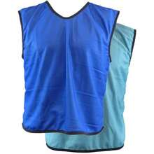 Reversible Polyester Mesh Bibs Adult Size Options - 皇家天空 - 查看 1