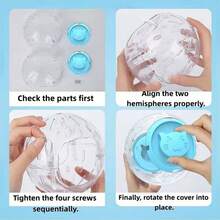 仓鼠跑球 玩具滚球 仓鼠跑球 跑轮 滚轮 安静健身球 支架 仓鼠 松鼠用品 跑步球 户外滚球 透气性好 不卡脚 仓鼠健身球 迷你跑轮 仓鼠用品玩具 小宠健身滚球 跑轮风车 仓鼠跑球 健身滚球 仓鼠散步笼 水晶迷你跑球 小宠用品 - 彩色 - 查看 8