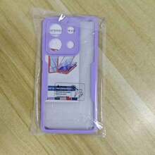 Hadaasi 1pc Soft TPU Bumper + Hard PC Back 2-In-1 Full Coverage Transparent Phone Case With Front Screen Protector, Compatible With IPhone 17 Pro/17 Pro Max/Air/17/16/16E/16 Pro Max/15/14/13/12/11 Pro Max/Plus/SE2/SE3, Galaxy M36/S25 FE, 12/13C/12C/Note 12 Pro/NOTE14 PRO+/NOTE13 PRO/NOTE13 PRO+, POCO M6 PRO, Reno14 Pro/Reno14 F, Hot 60 Pro/Hot 60 Pro+ - Mauve Purple - View 15