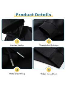 Hot Korean Kpop Katseye Touch Graphic Hoodie Men Women Fashion Oversized Streetwear Male Casual Fleece Cotton Pullover Hoodies - 黑色 - 查看 7