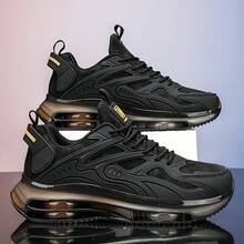 2025 Nuevos zapatos deportivos para hombres, zapatillas casuales impermeables de cuero KPU para otoño/invierno, versión coreana, ligeros, zapatos para estudiantes, zapatos de viaje para todas las estaciones, antideslizantes y resistentes al desgaste, zapatos de correr con cordones de moda, suela gruesa, talla grande