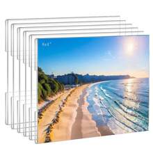 Set de 6 Fotografías en Acrílico Transparente de 7X5 Pulgadas para Montaje en Pared - Ideal para Hogar, Escuela y Oficina - transparent - Ver 2